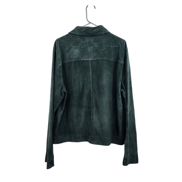 Ami Alexandre Mattiussi Men's 100% Goat Suede Button Front Jacket - XXL - Picture 8 of 12